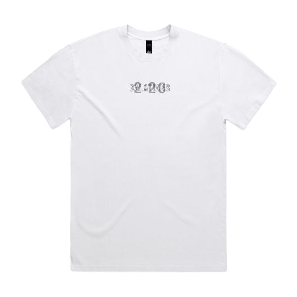 Jesus Christ Crucified Grey/Black Print - HEAVY FADED TEE Thumbnail