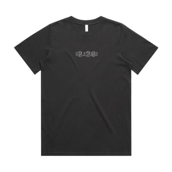 Crucified Grey/Beige - WOS HEAVY FADED TEE Thumbnail