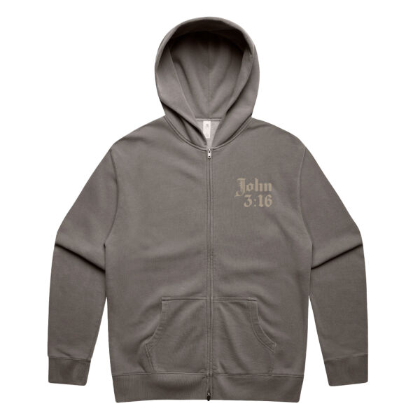 John 3:16 - RELAX FADED ZIP HOOD Thumbnail